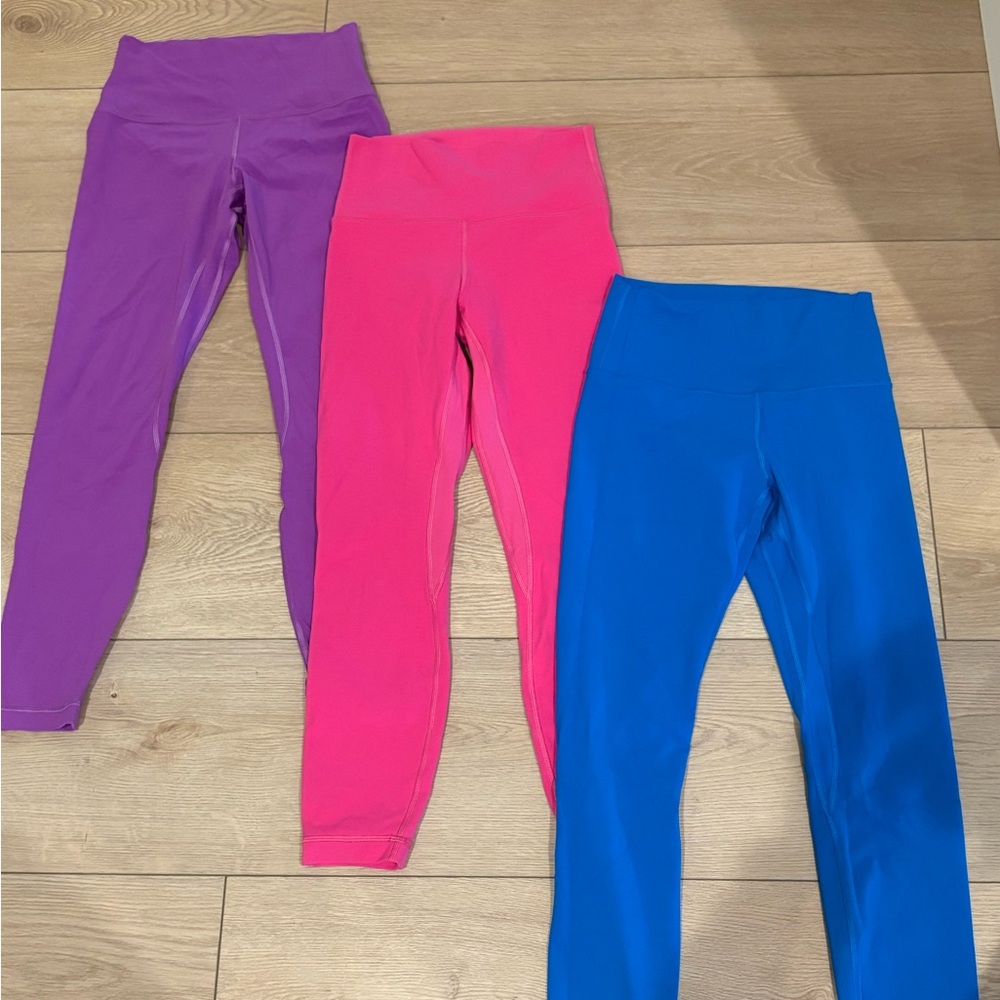 lululemon athletica Purple, Pink, and Blue Leggings